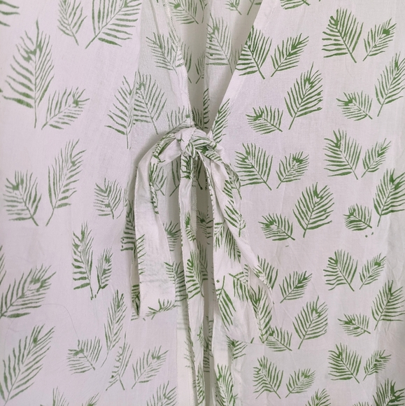 NWOT Guadelupe Design Laurel Leaf Wrap Dress - Picture 11 of 12